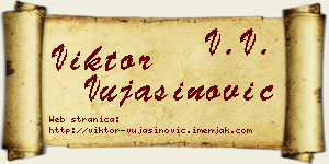 Viktor Vujasinović vizit kartica